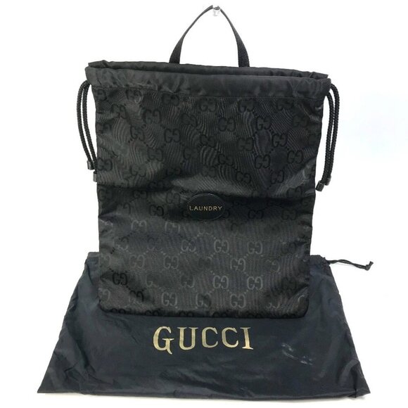 Gucci Handbags - GUCCI 674247 GG laundry bag Off the grid Hand Bag Nylon Black Unused